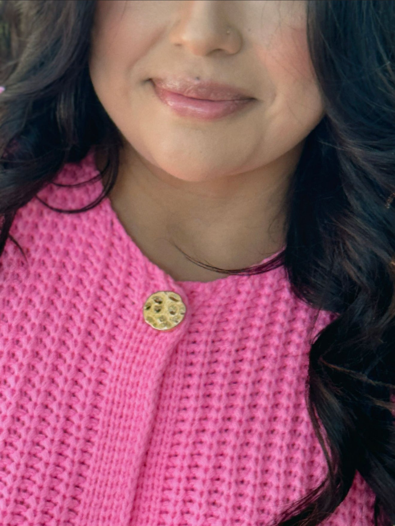 Peony Pop Knit Vest