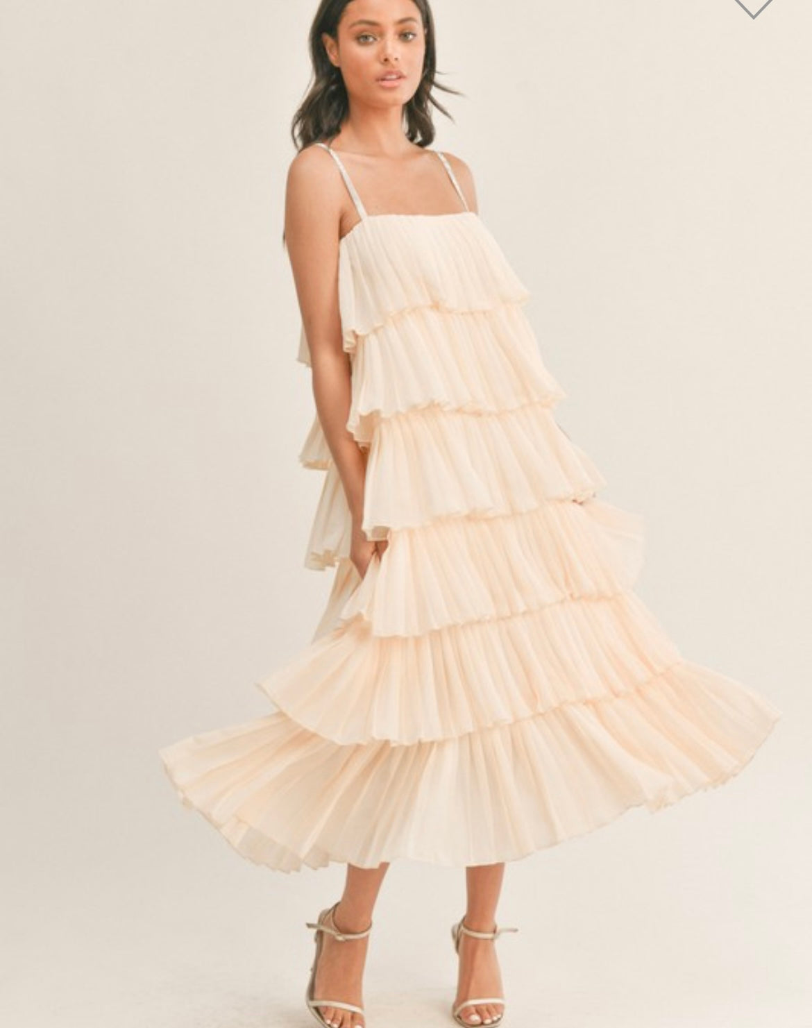 Vanilla Dream tiered dress