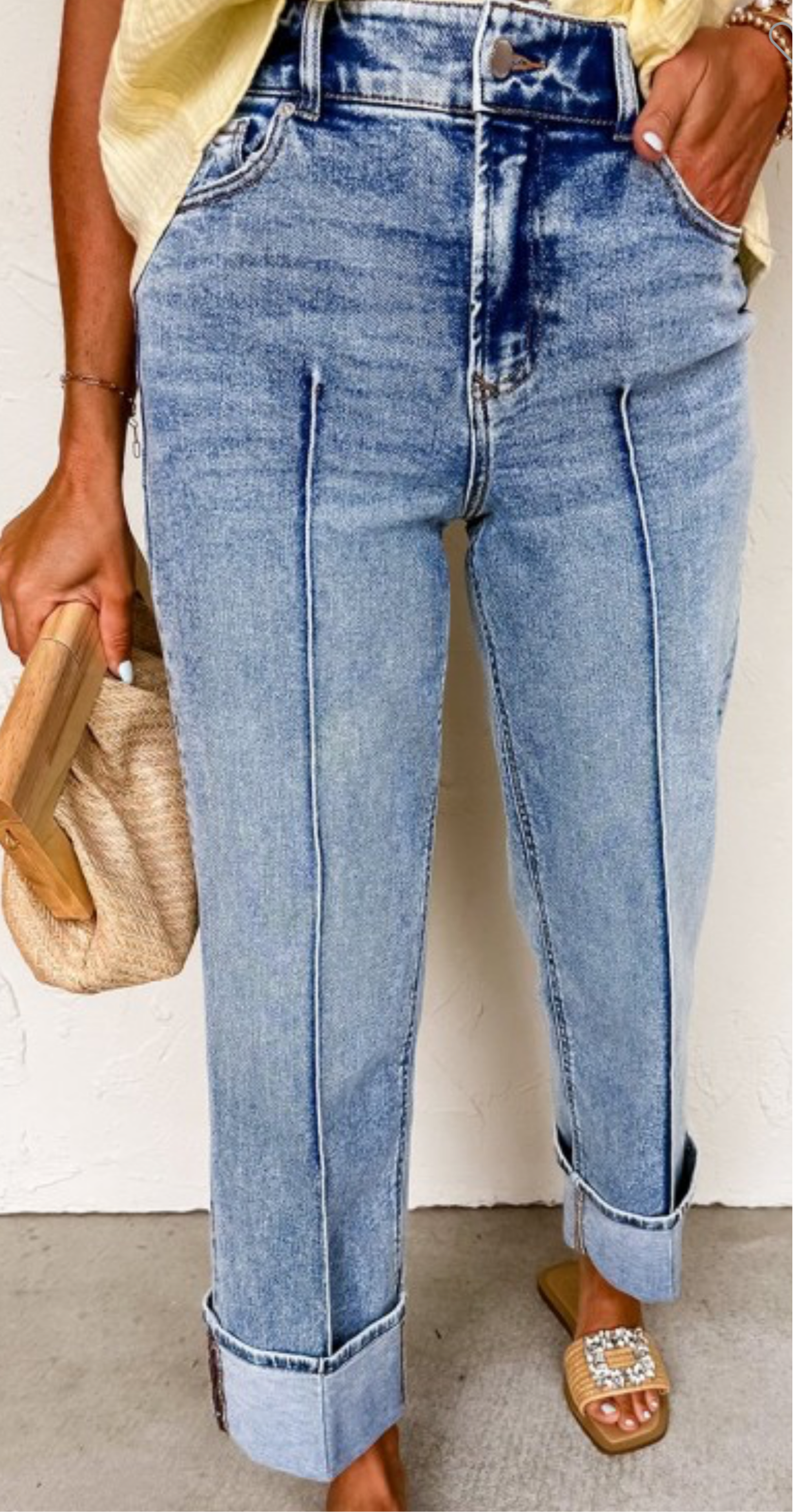 Power Cuff Jeans