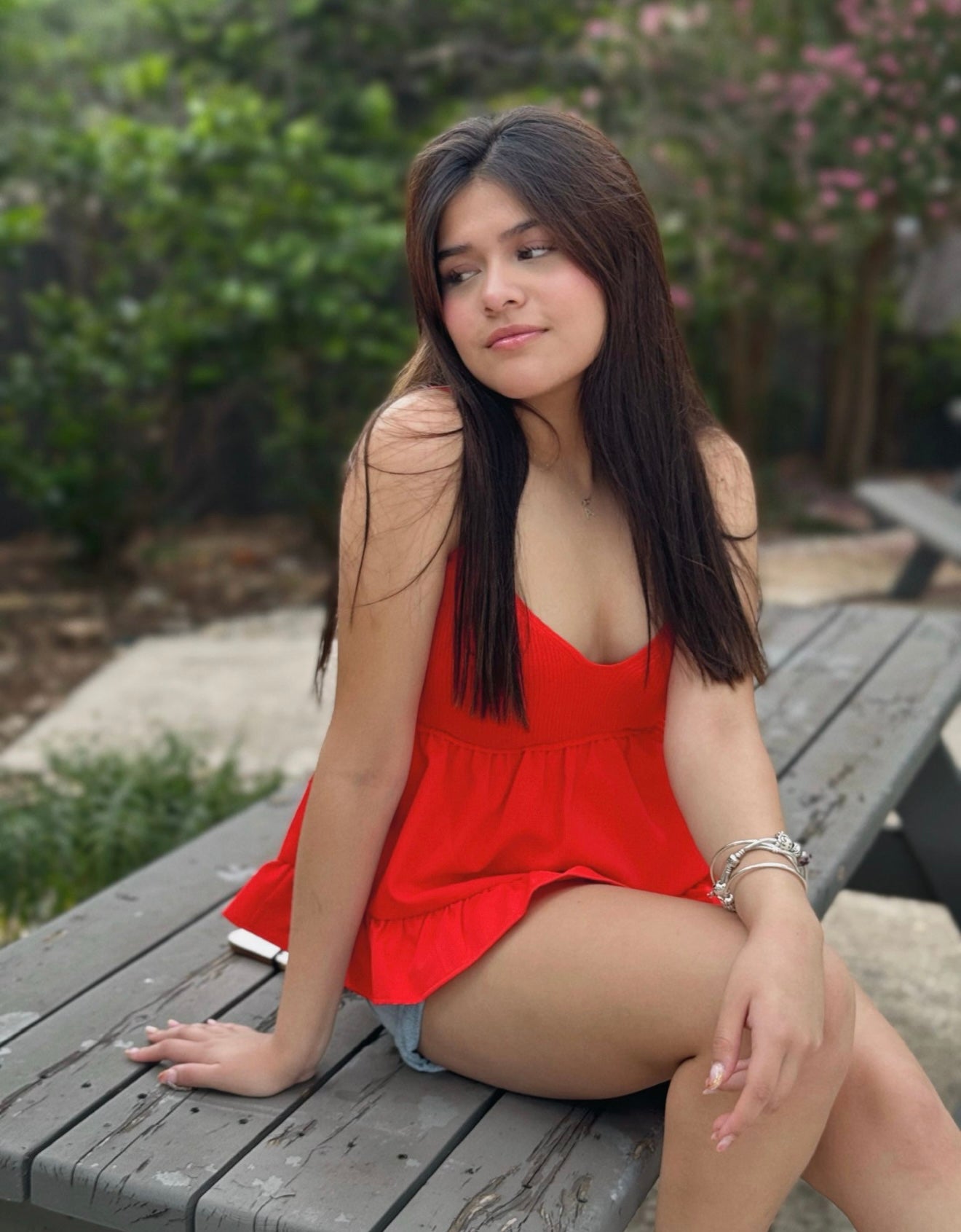 Cherry Kiss Peplum Tank