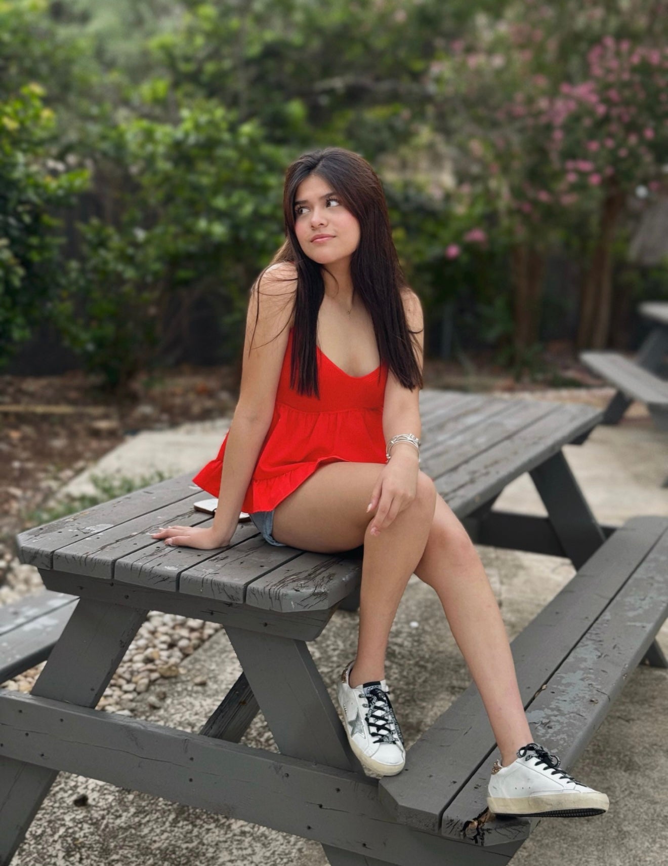 Cherry Kiss Peplum Tank