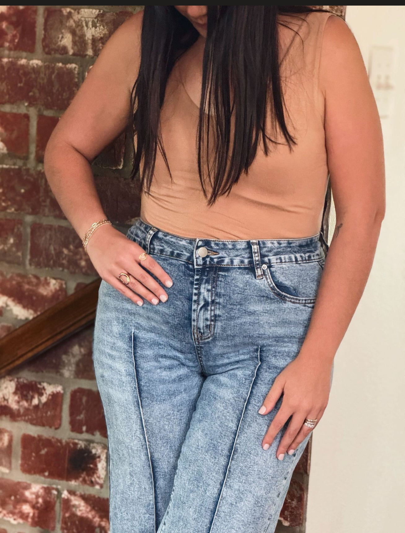 Power Cuff Jeans