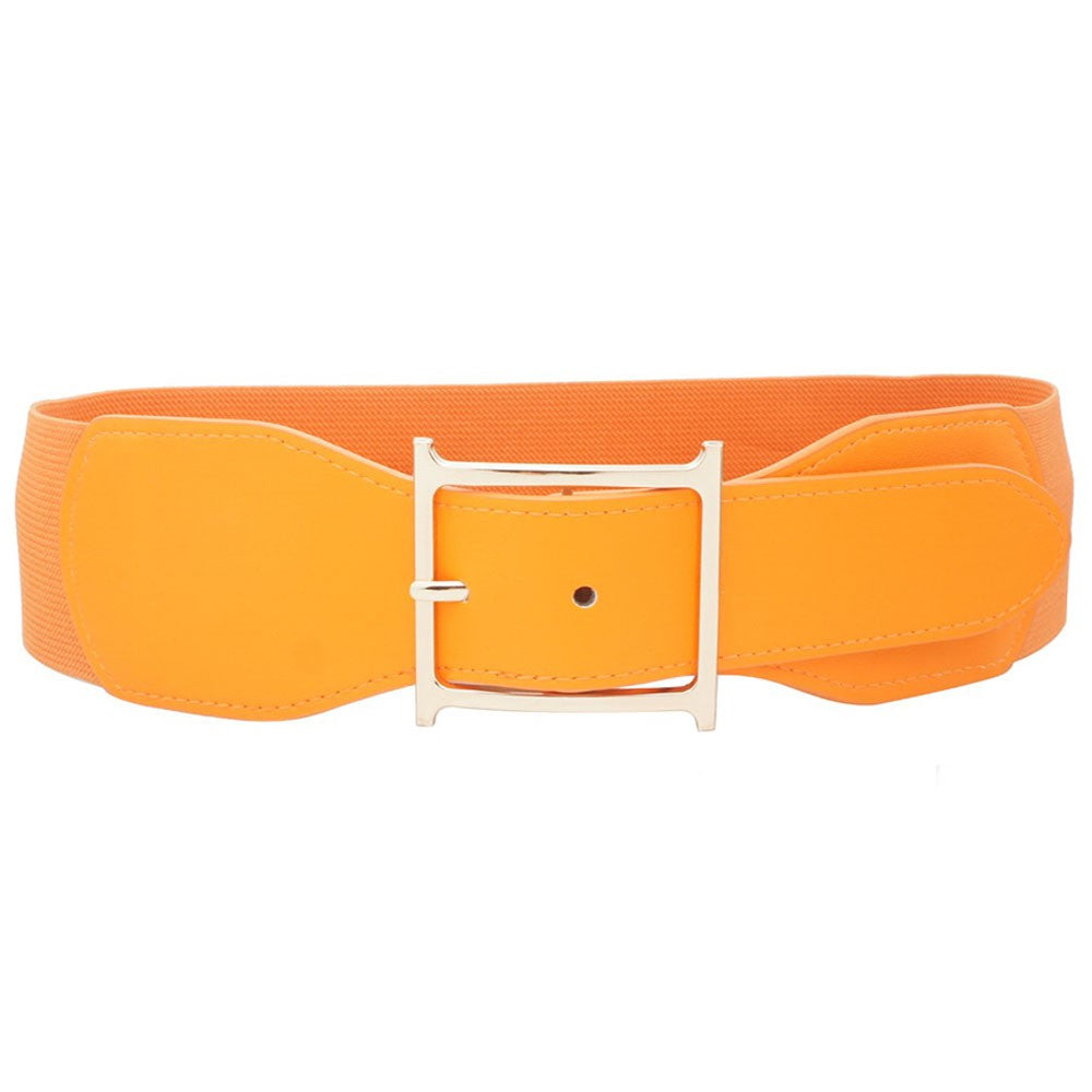 Elastic Contour Buckle Belt