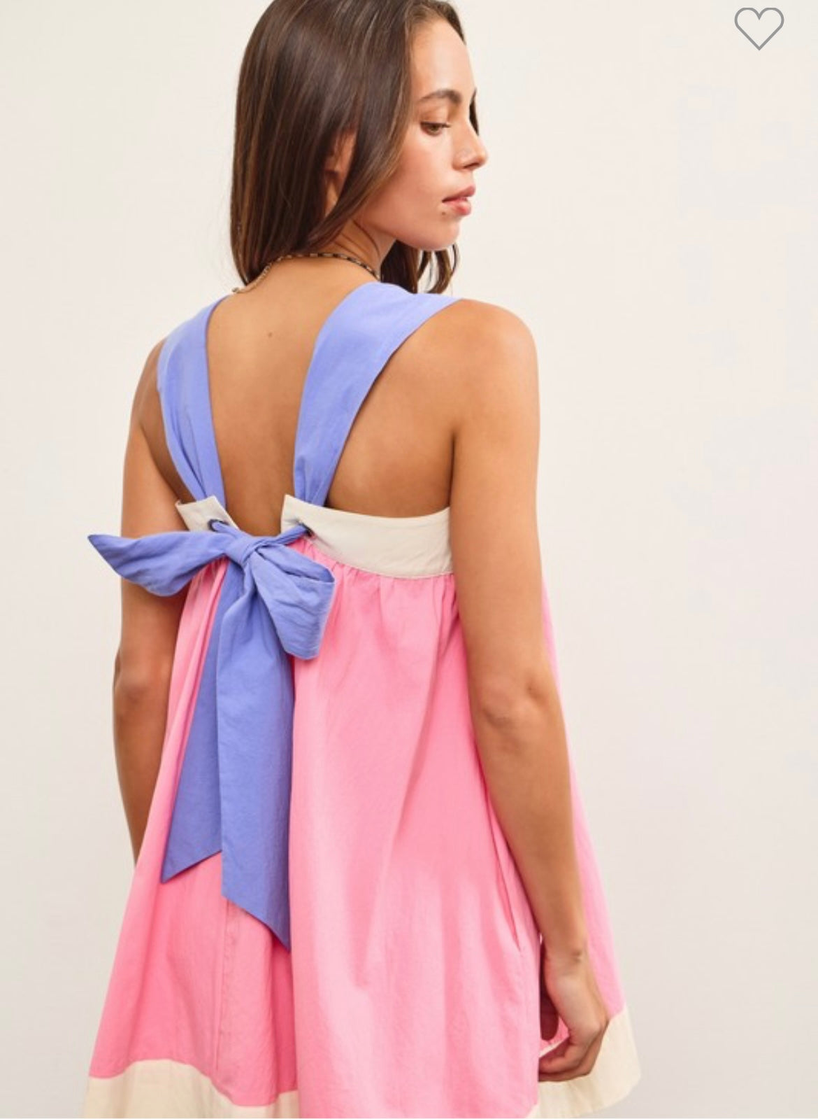 Candy Pink Whipstitch Dress