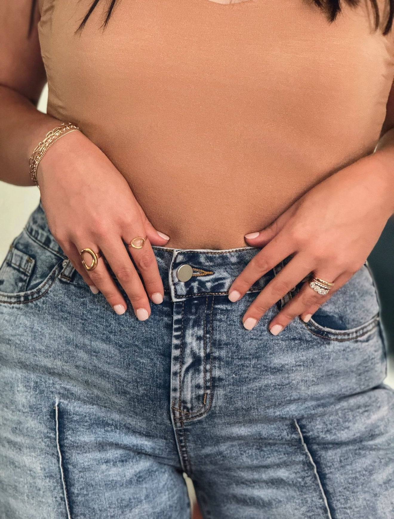 Power Cuff Jeans