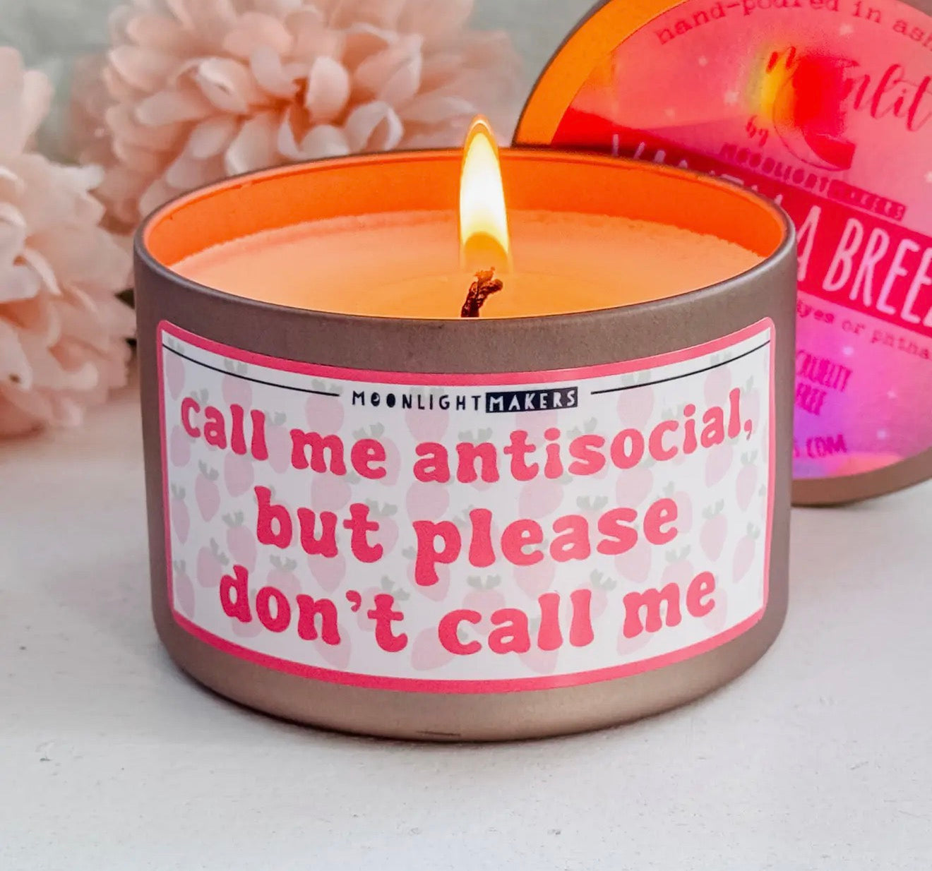 Antisocial Candle - Rose Gold Scent