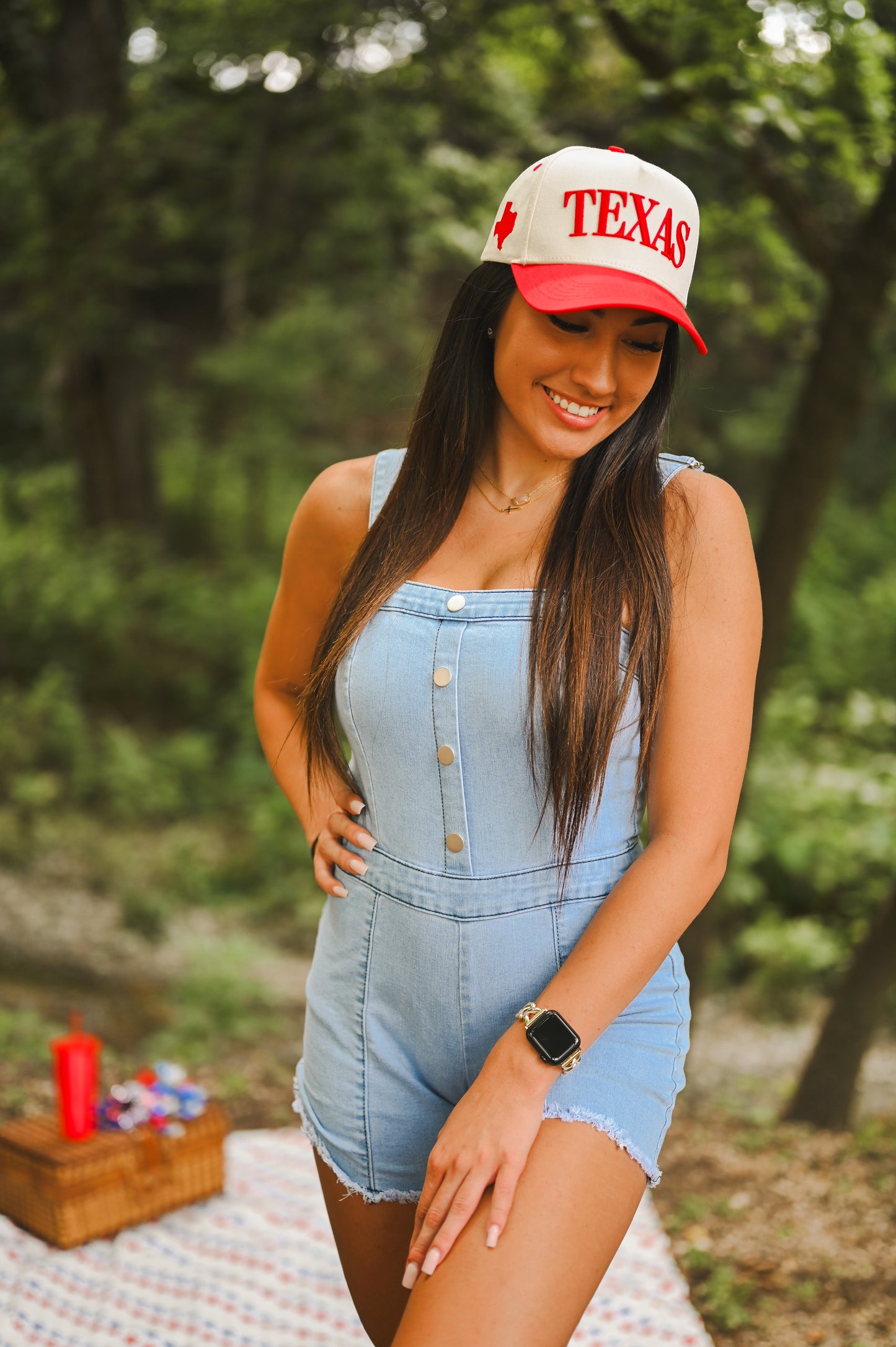 Denim if You Do Romper