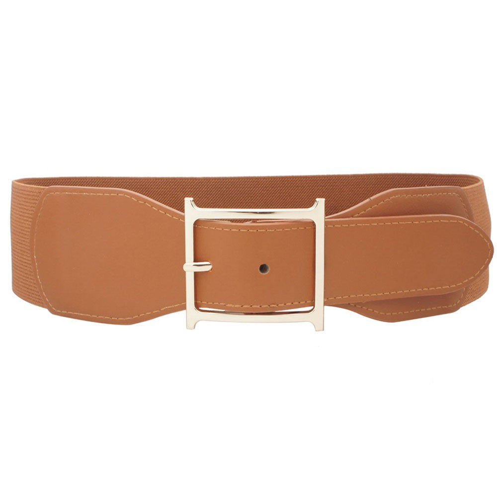 Elastic Contour Buckle Belt