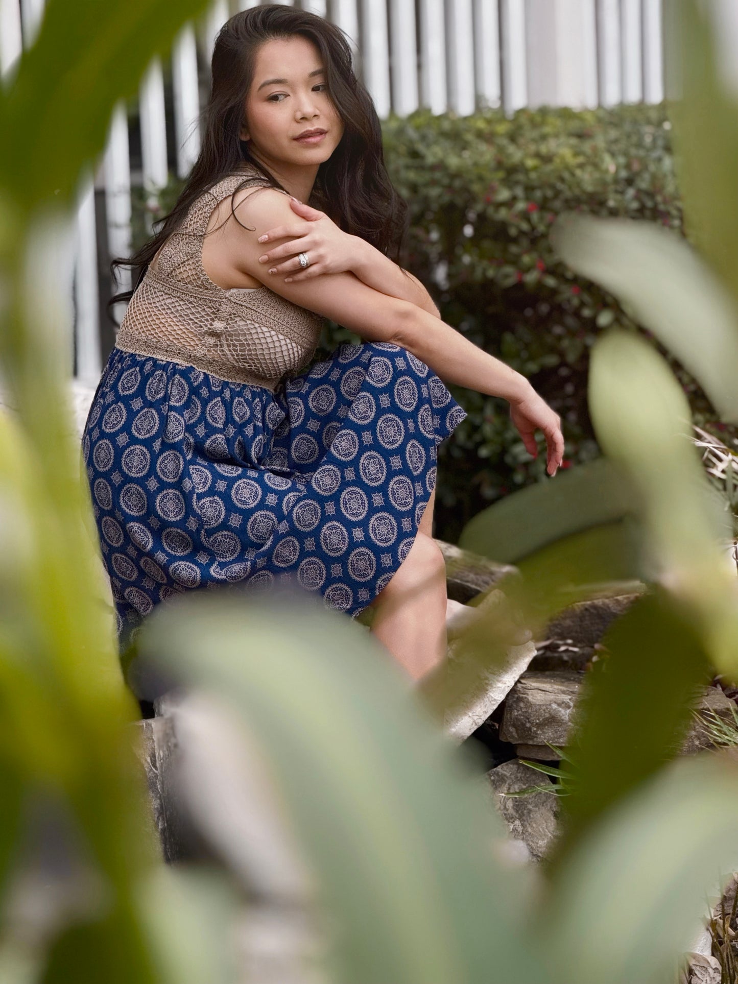 Sundown Crochet Midi