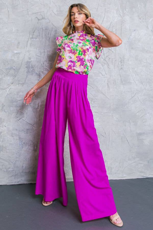 Magenta Martini Palazzos