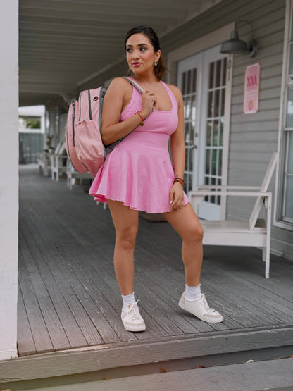 Pink Court Skort Dress