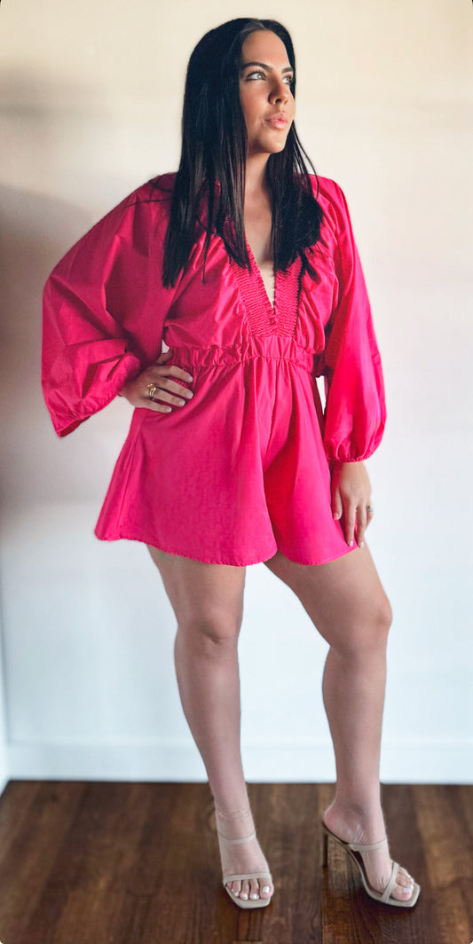 Power in Pink Romper