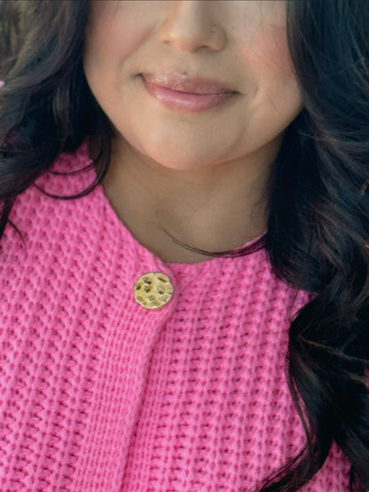 Peony Pop Knit Vest