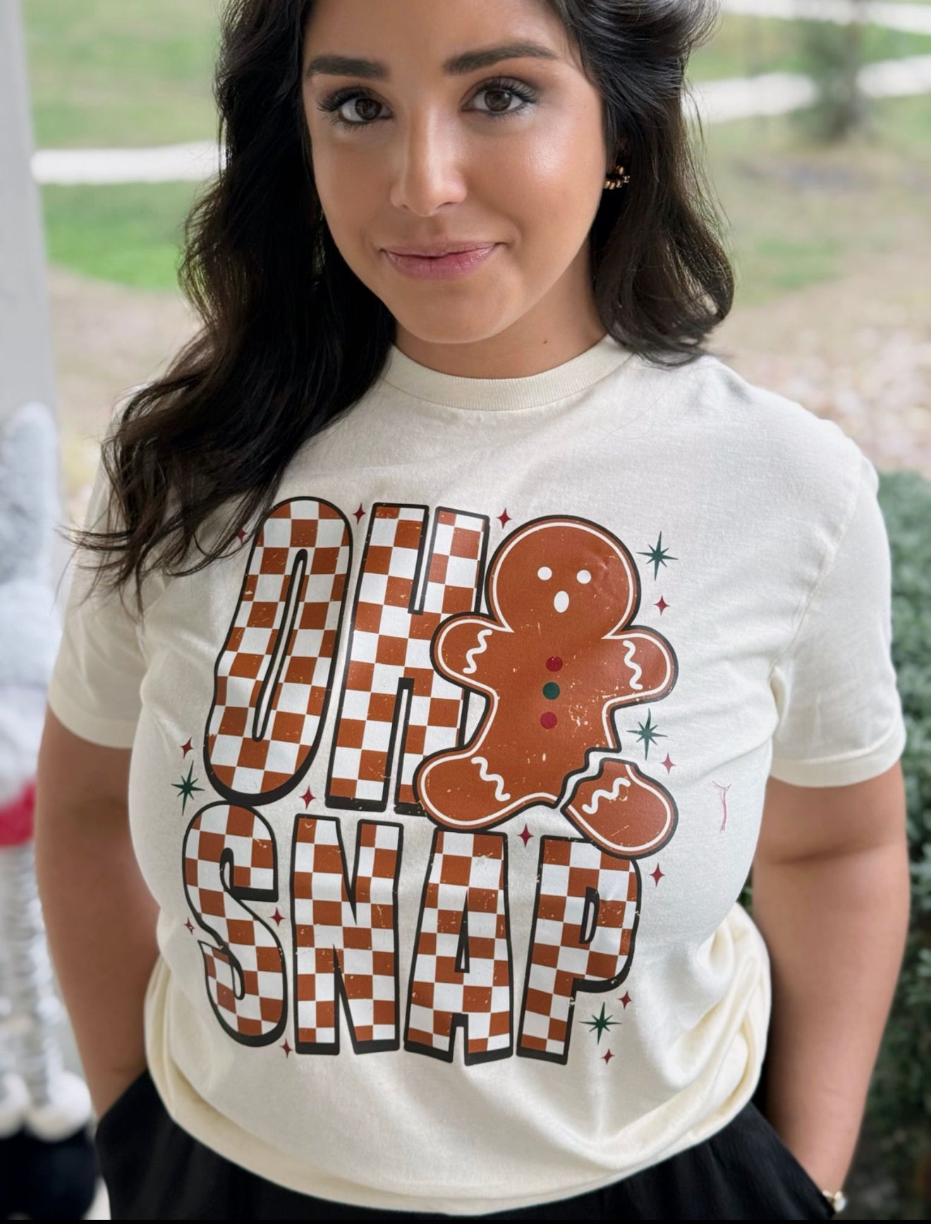 Oh Snap! Gingerbread Crewneck Tee