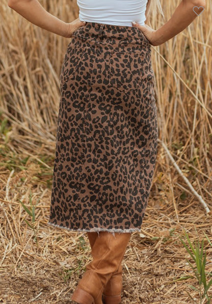 Wild For You Leopard Midi