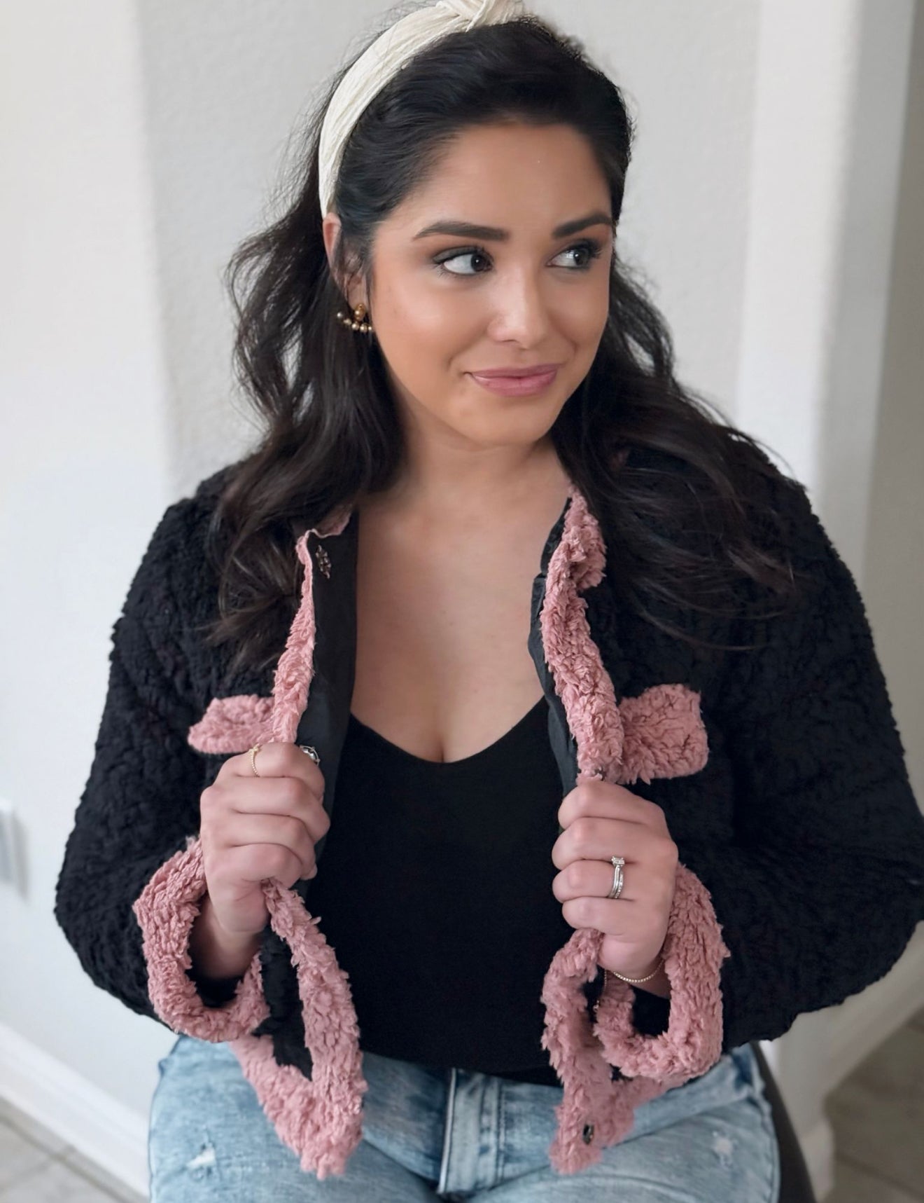 Cotton Candy Sherpa Jacket