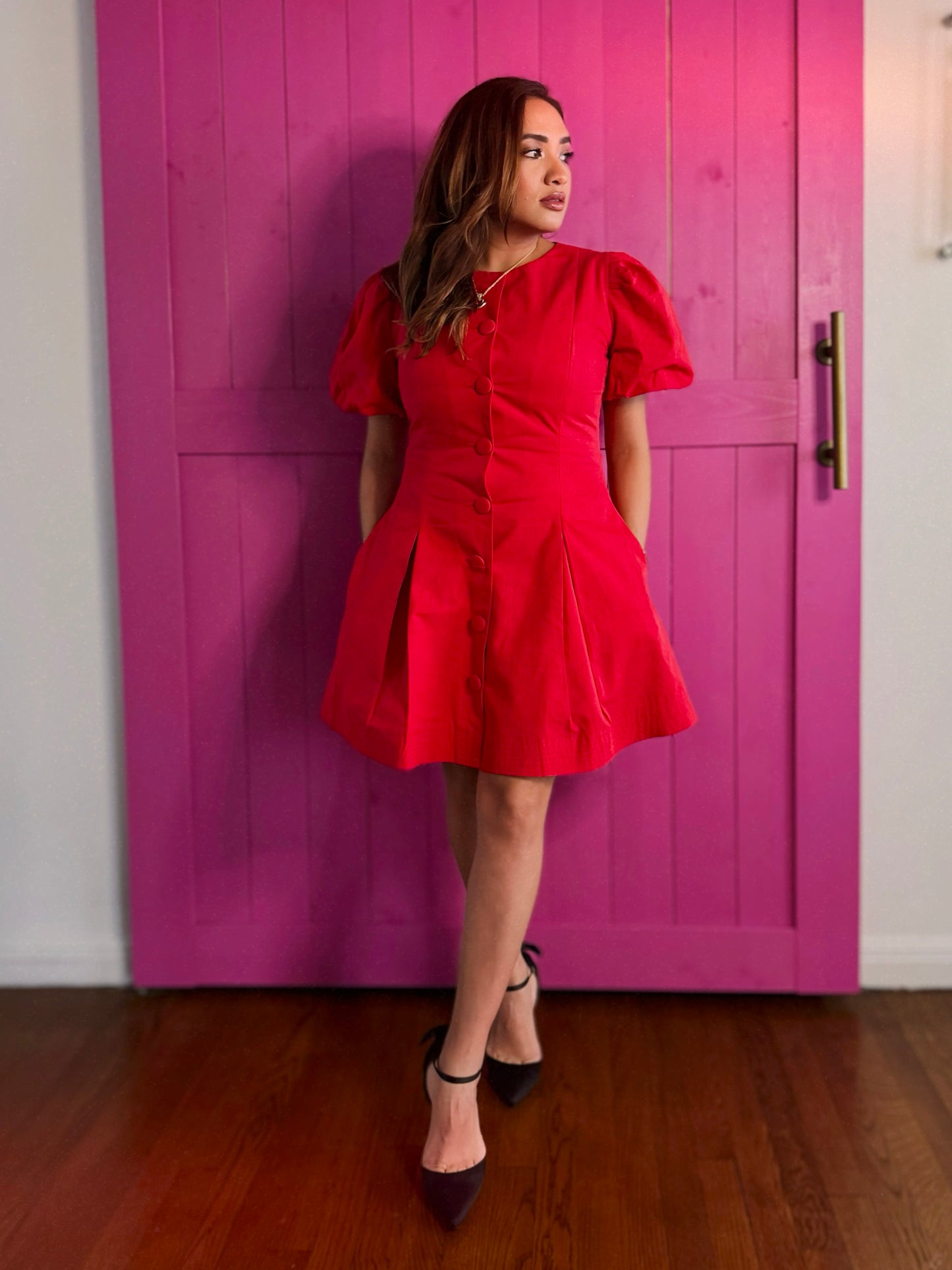 Scarlet Statement Mini Dress