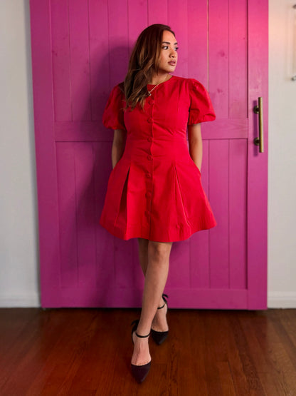 Scarlet Statement Mini Dress