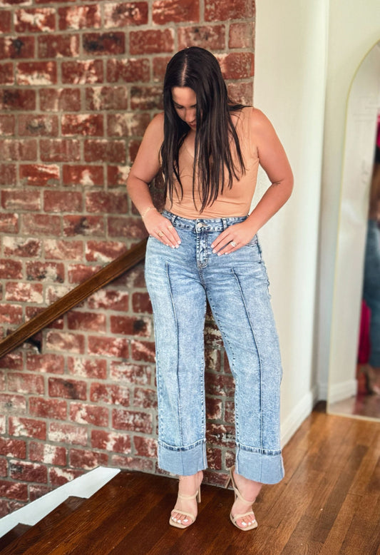 Power Cuff Jeans