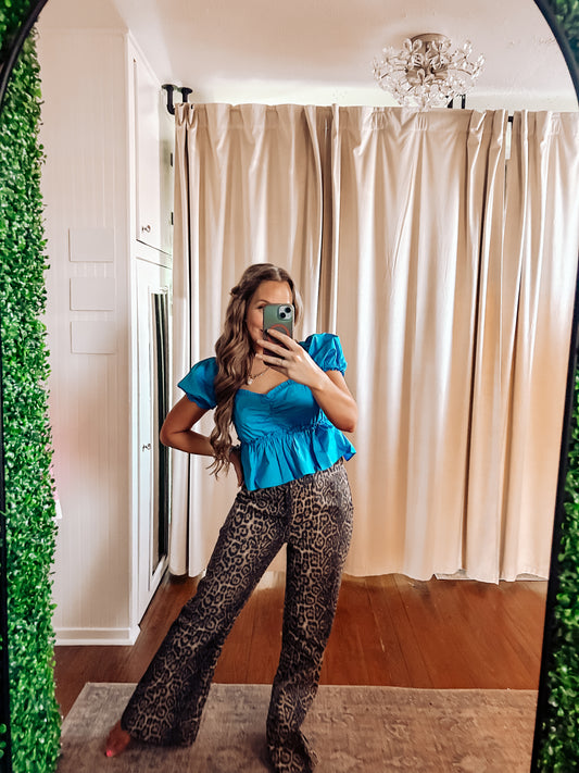 Bubbly at Brunch Ruffle Top