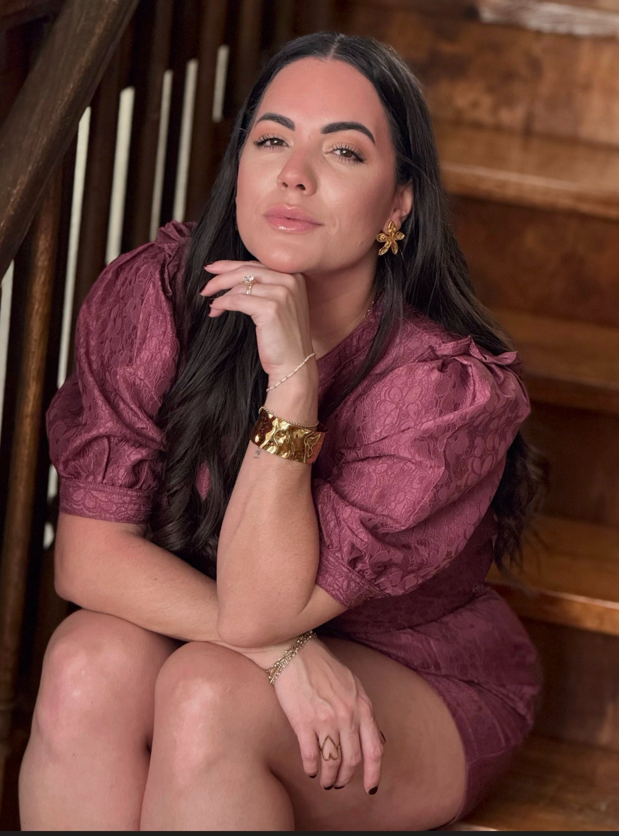 Bordeaux Belle Romper