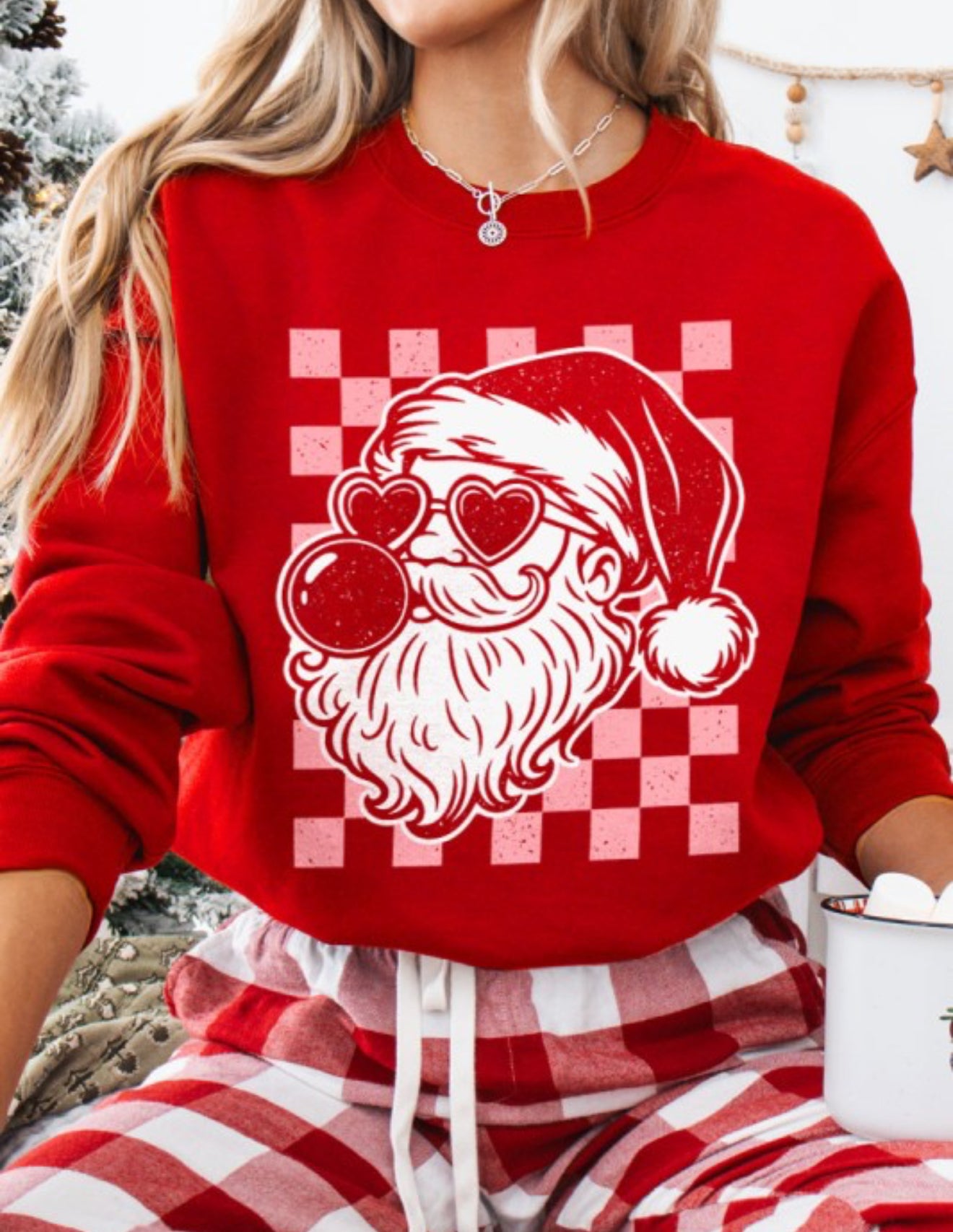 Retro Santa Pullover