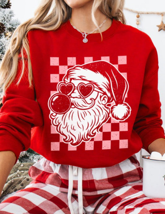 Retro Santa Pullover