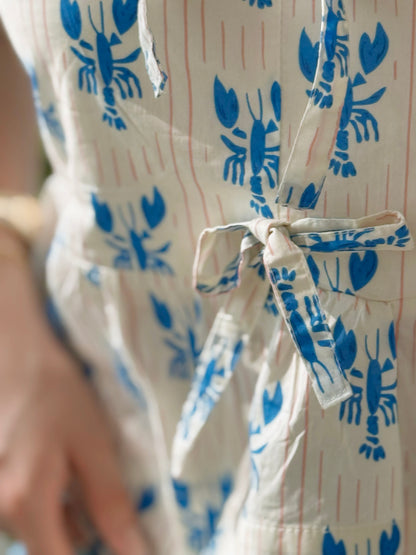Blue Lobster Bow Shirt