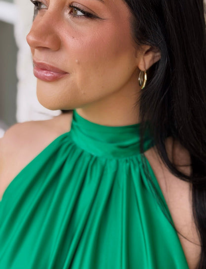 Enchanted Emerald Maxi Gown