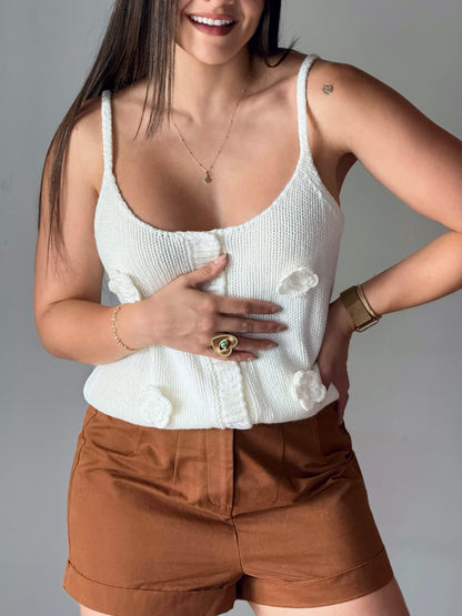 Sweet Bloom Knit Tank