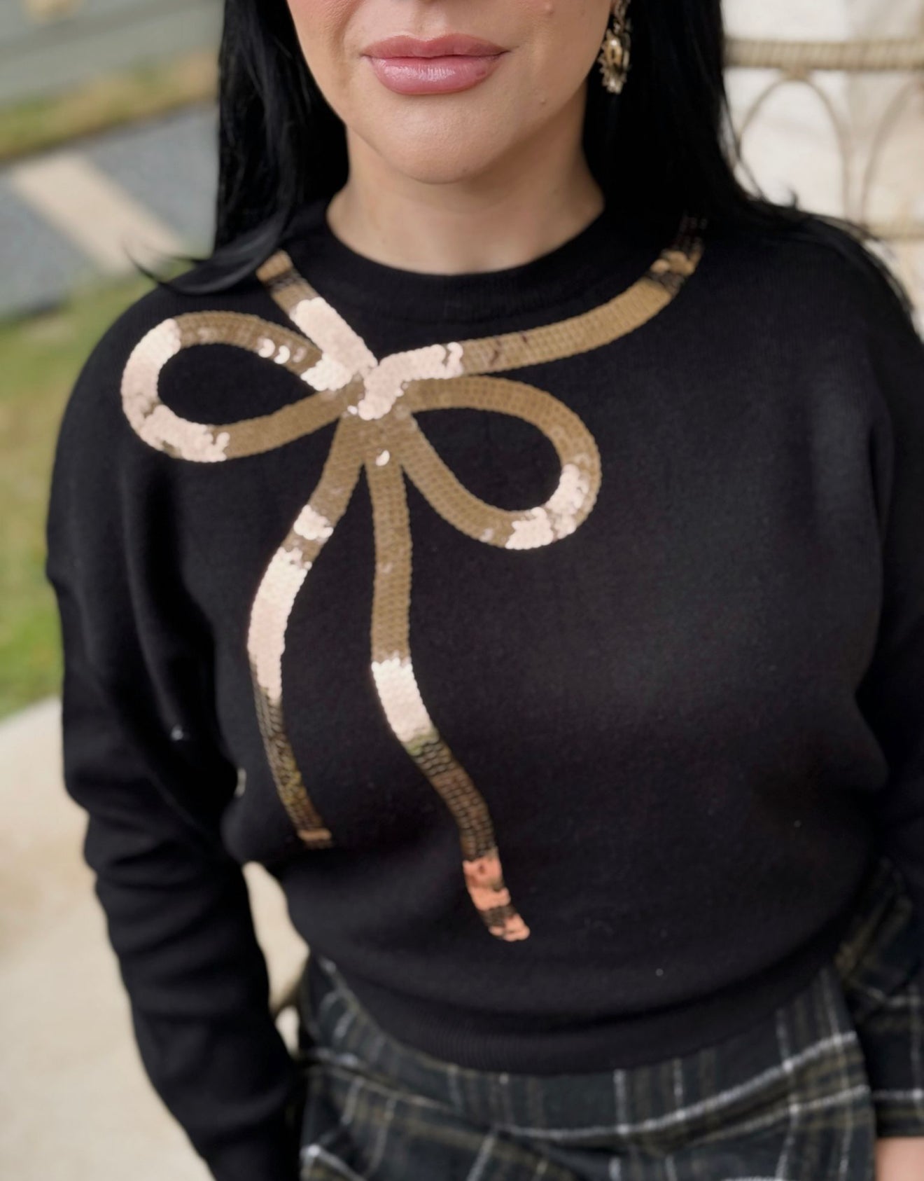 All Wrapped Up Sequin Sweater