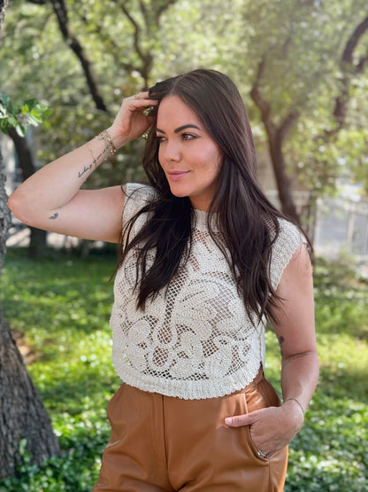Coastal Crochet Top