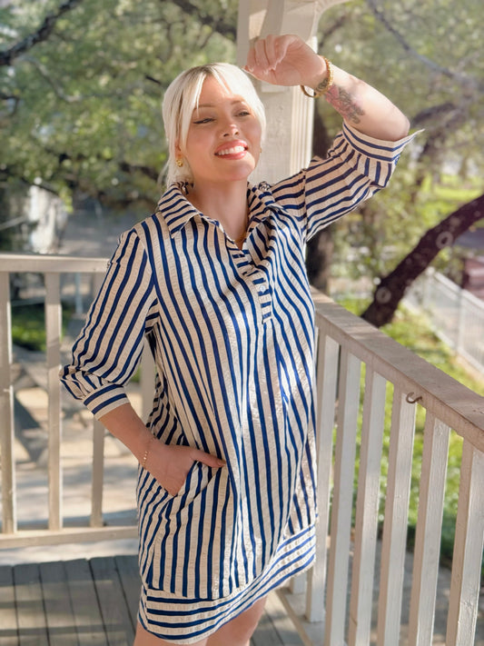 Hamptons Striped Mini