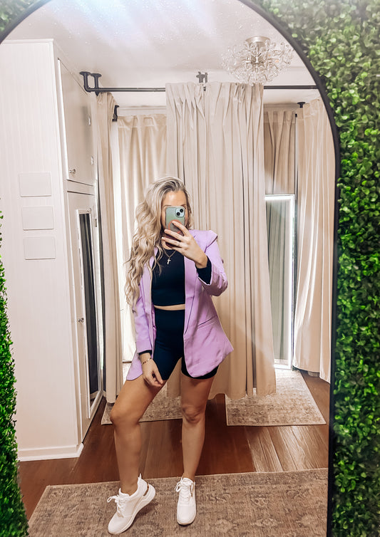 Allure Lavender Blazer Jacket