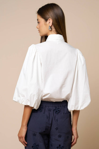 Sunday Social Tie Blouse