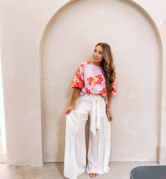 Feeling floral Oversized Top