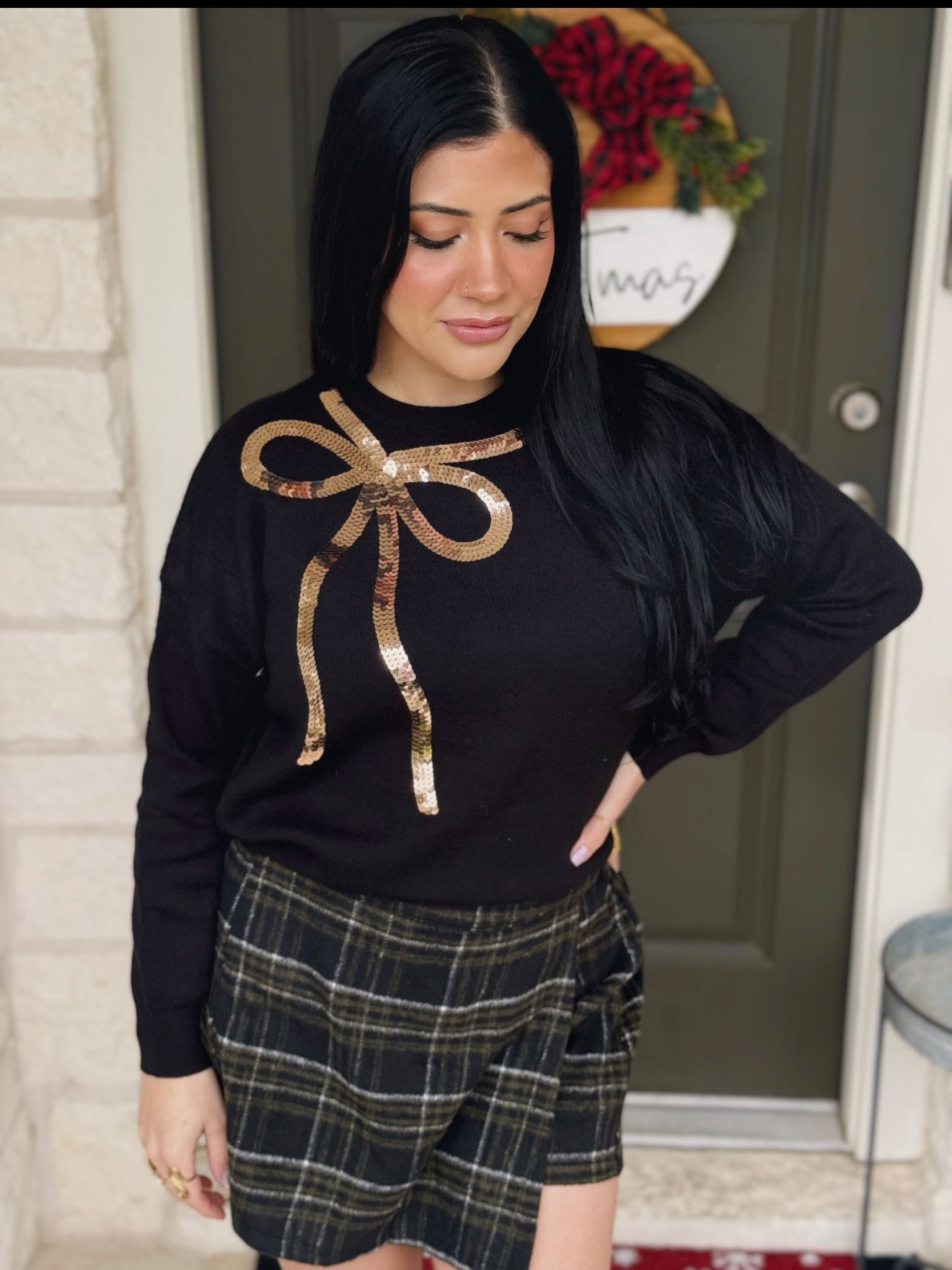 All Wrapped Up Sequin Sweater