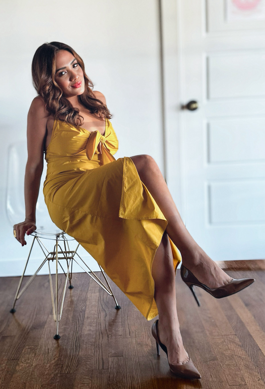 Golden Lasso Dress