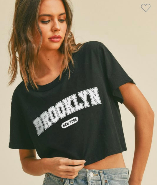 Brooklyn Crop Tee Shirt