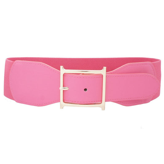 Elastic Contour Buckle Belt