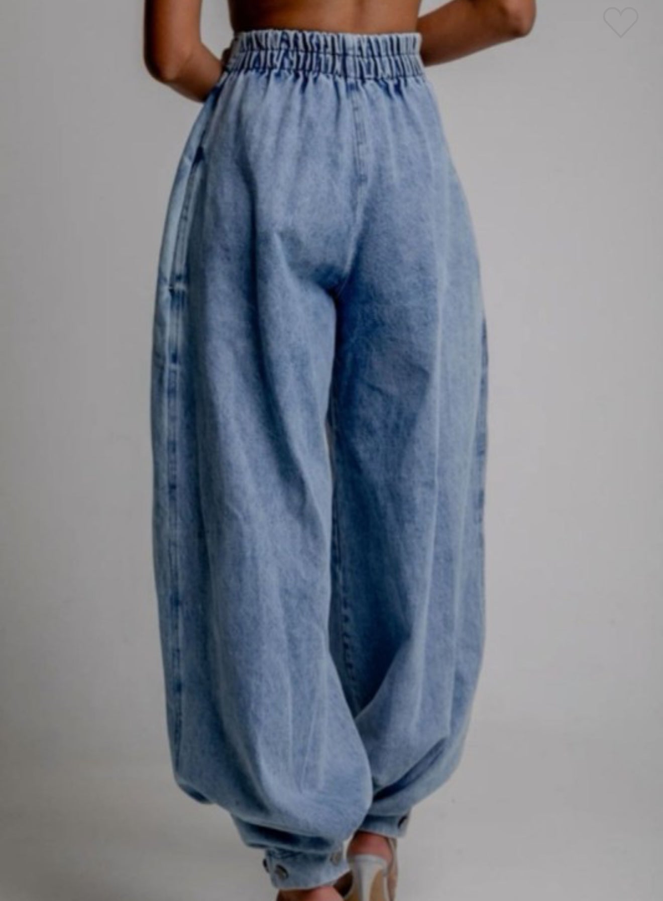 Skyline Denim Parachute Pants