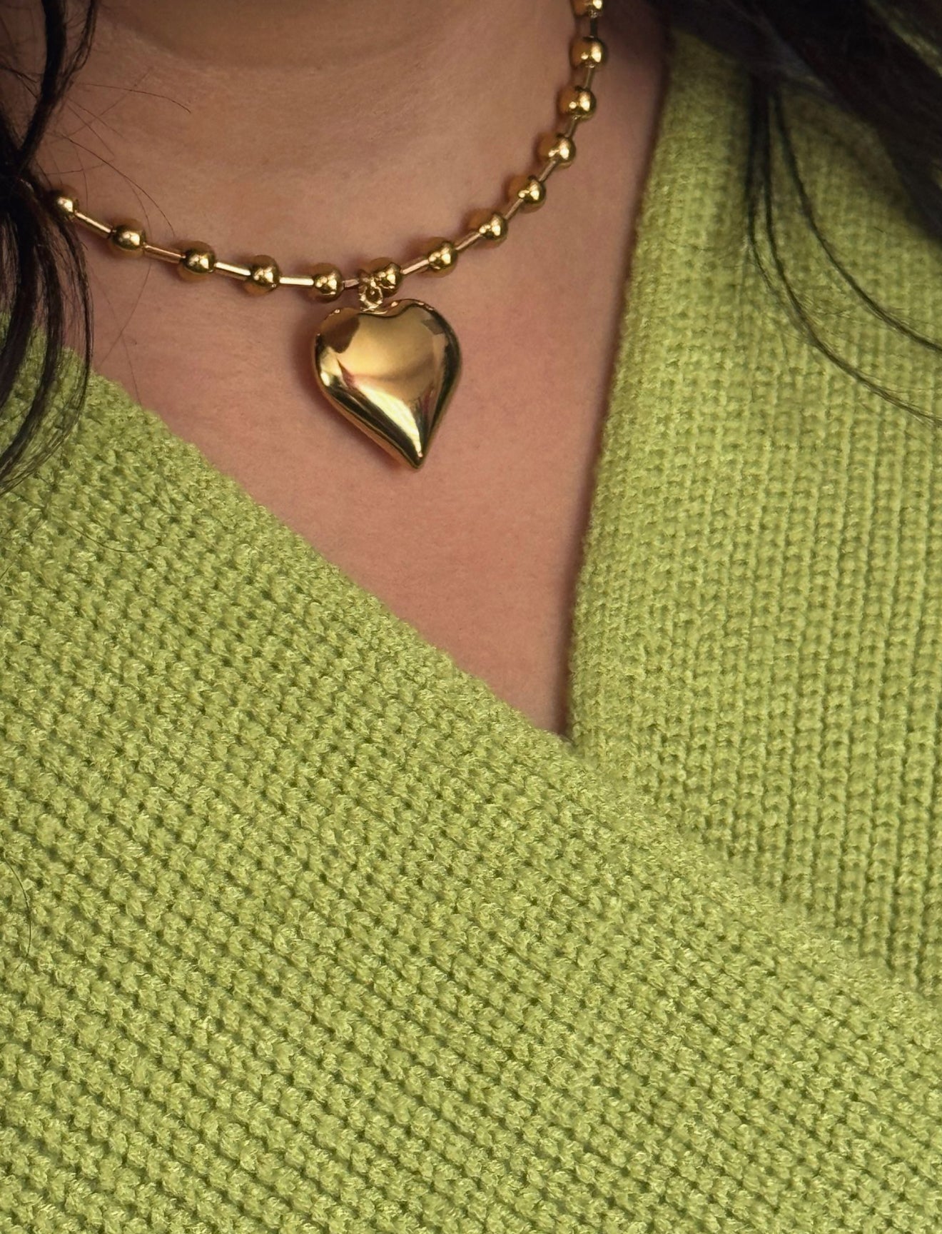 Key Lime Wrap Sweater