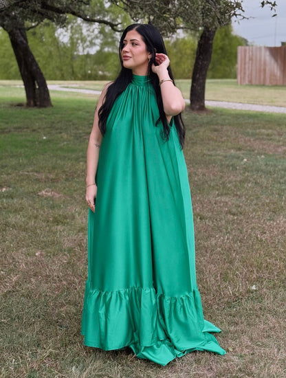 Enchanted Emerald Maxi Gown