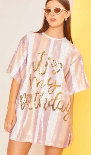 It’s My Bday Tee Dress