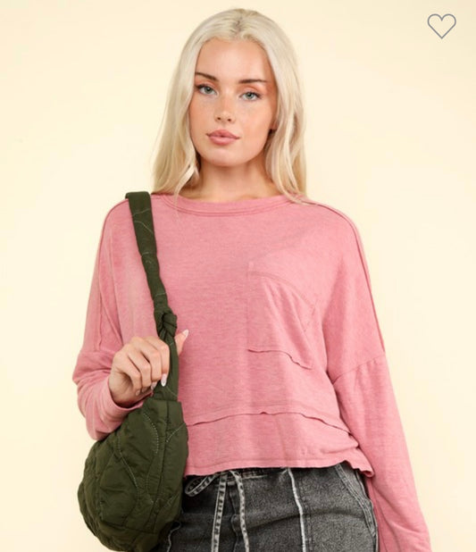 Just Relax Mauve Top