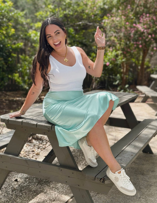 I’m so Fancy Slit Skirt