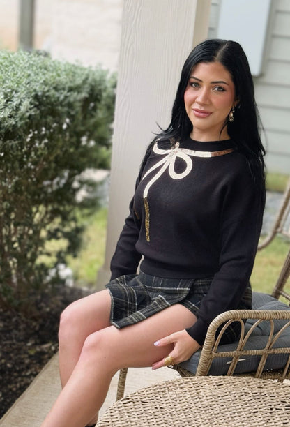All Wrapped Up Sequin Sweater