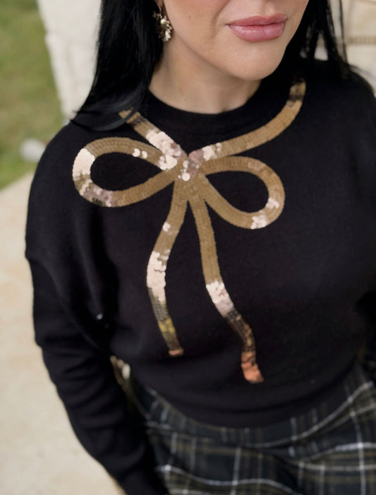 All Wrapped Up Sequin Sweater