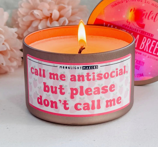 Antisocial Candle - Rose Gold Scent