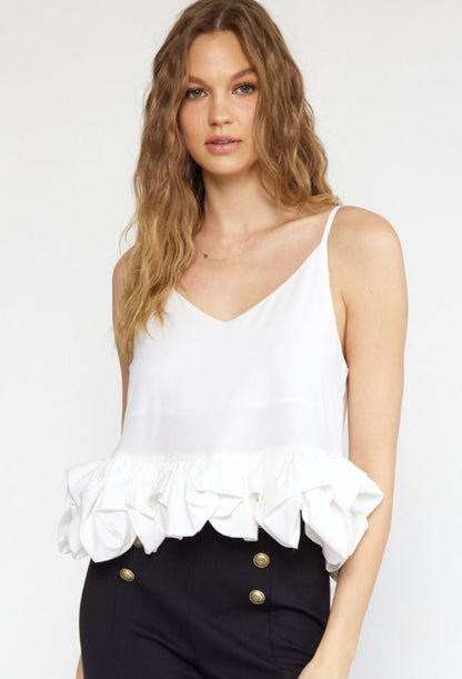 Ruffle Talk Top